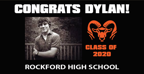GRADUATION BANNER #1 - (PERSONALIZED)