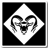 RAM HEAD DECALS