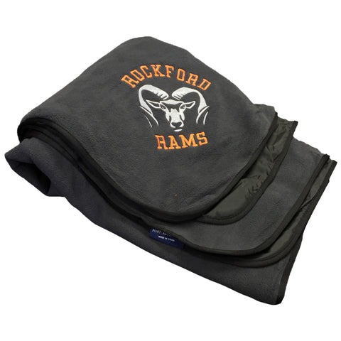 ROCKFORD RAMS EMBROIDERED BLANKET HEAVY WEIGHT